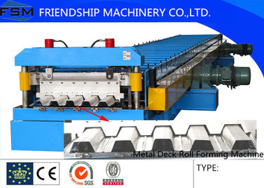 Metal Deck dan Floor Deck Roll Forming Machine dengan 45 # Steel Roller
