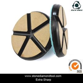 3 &quot;80mm Ceramic Resin Obligasi Diamond Grinding Disc Batu Lantai Poles Pads